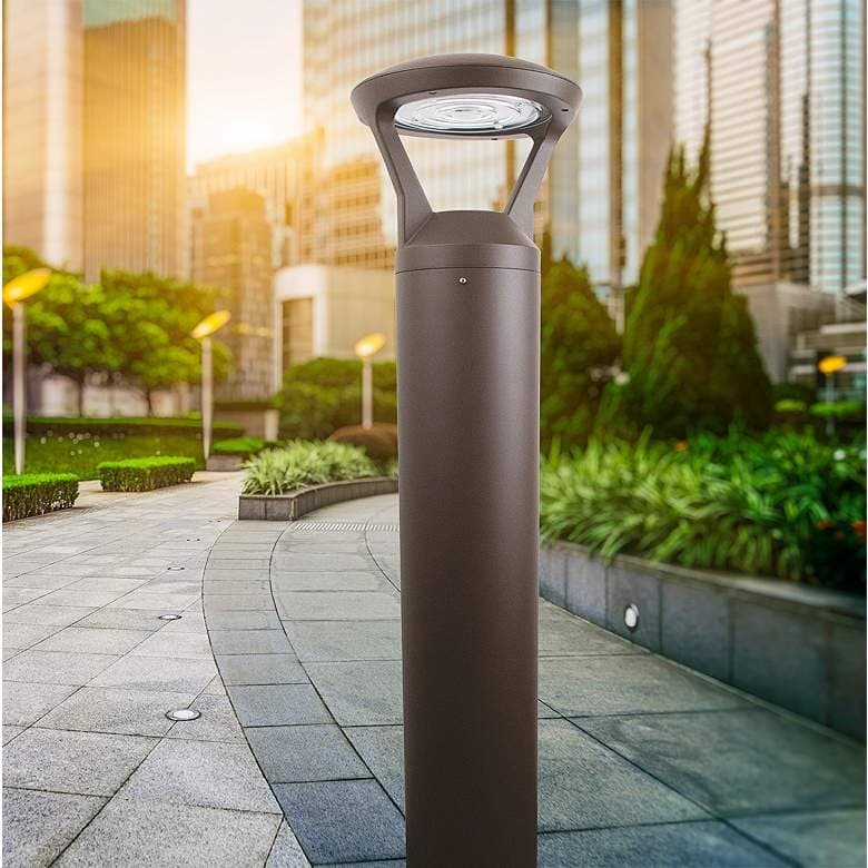 Bollard Led Light Outdoors Modern 14/19/24W Selectable 4200Lm 3CCT thumbnail 3