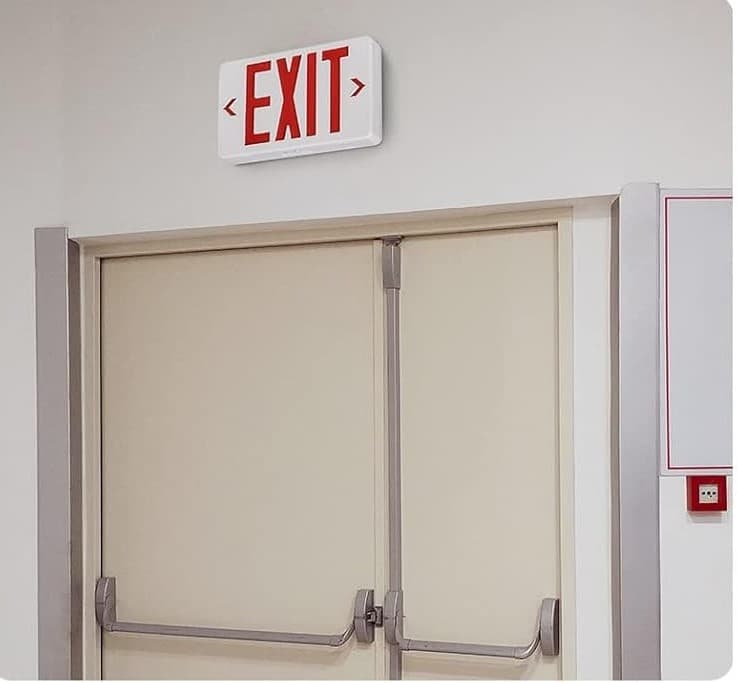 EXIT Light Lighted LED EXIT Sign Back Lit thumbnail 3
