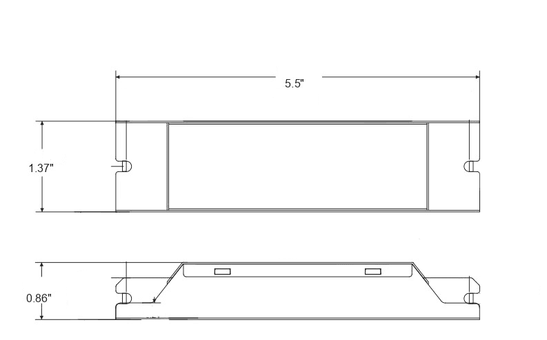 LED Internal Emergency Driver 4 Watt UR 100-277VAC