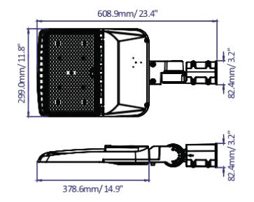 LED Street Lights – 170W to 240W Up to 36,000Lm 3000K 4000K or 5000K