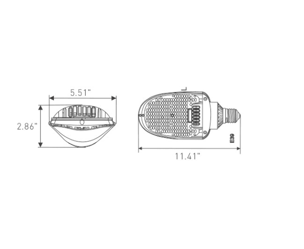 Metal Halide Led Replacement LED 115 95 75W 16200Lm 5000K