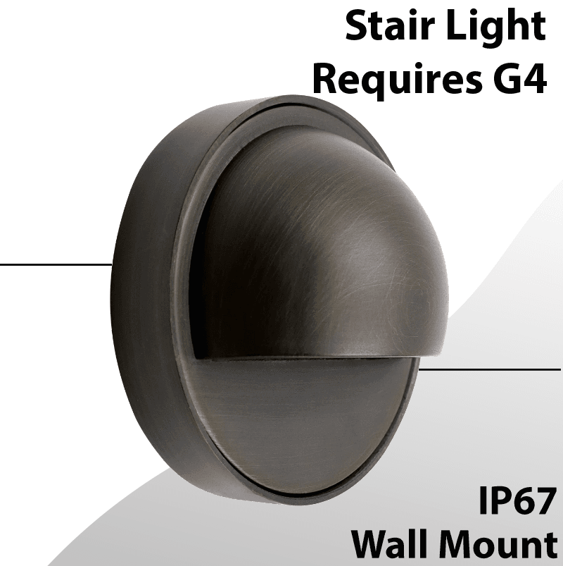 Premium Puck Light - Solid Brass for Stairs Light & Steps Light
