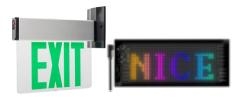 Digital Signs and Exit Signs