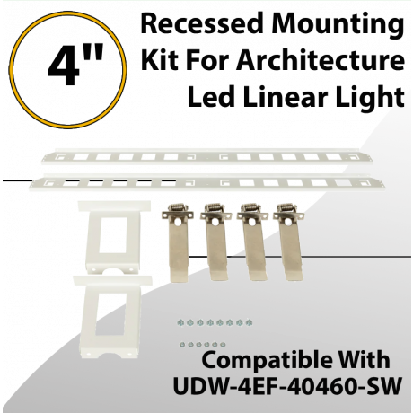 Recessed Mounting Kit For 4FT Architecture