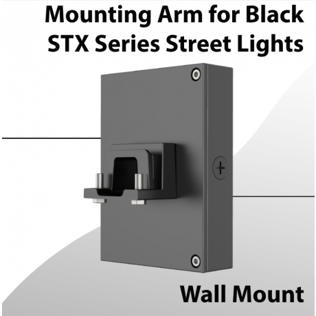 Wall Mount for Black STX Street Light