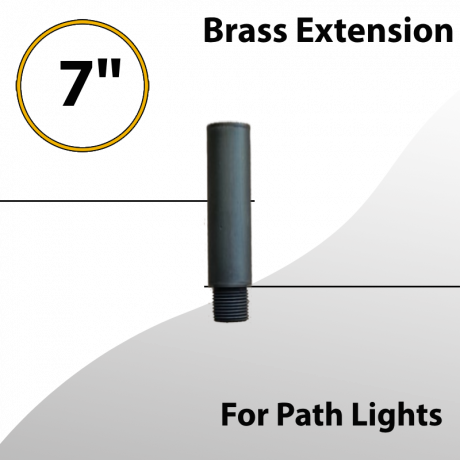 Brass Extension Raiser 7inch for Path lights (LED)