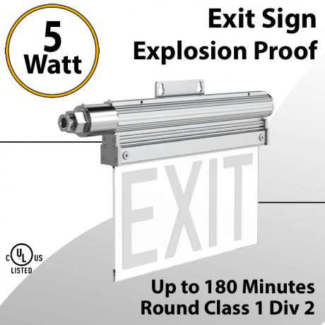 Emergency Exit Sign -Transparent- Explosion