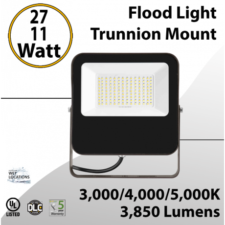 LED Flood Light Trunion Mount
