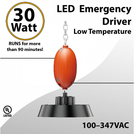 LED Emergency Driver 30 Watt Field Installable