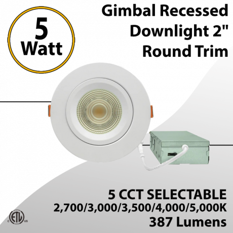 LED Gimbal Recessed Downlight