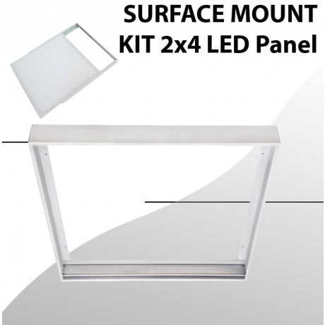 Surface mount aluminum Kit for Panel 2x4