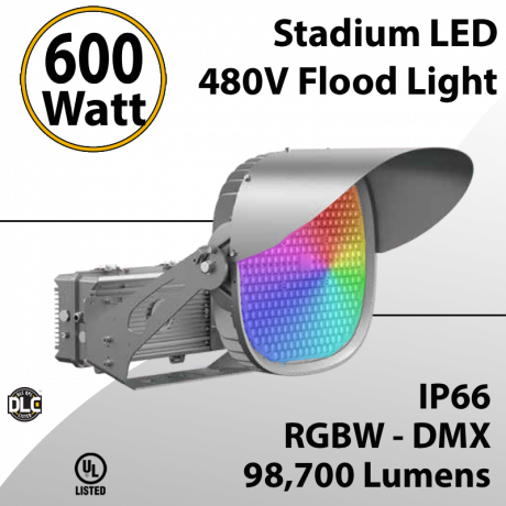 Stadium Lights Sports Lamp 600W RGBW DMX