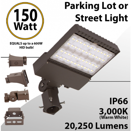 LED Street Light 150W 20250LM 3000K