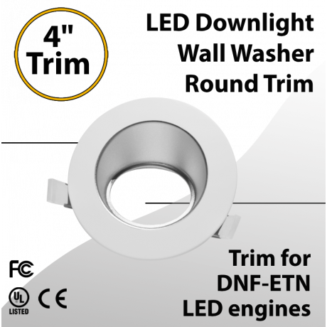 LED Downlight 4 Inch Round Wall Washer