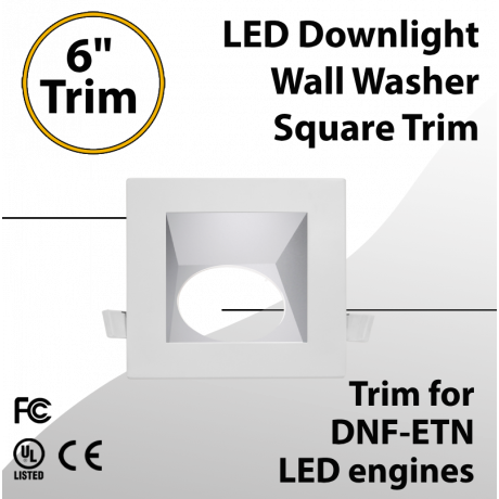 LED Downlight 6 inch Wall Washer