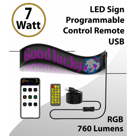 Programmable Led Light Sign Full Color