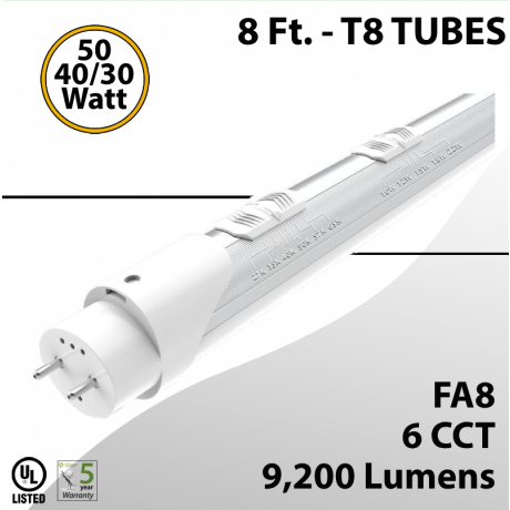 LED T8 8FT FA8 