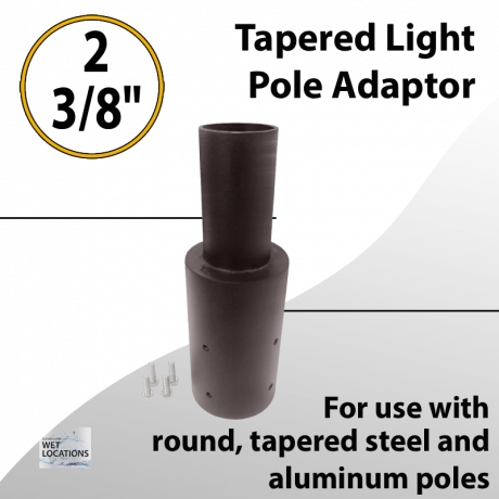 Tapered Light Pole Tenon Adapter