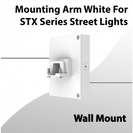 Wall Mount for White STX Street Light (BASIC)