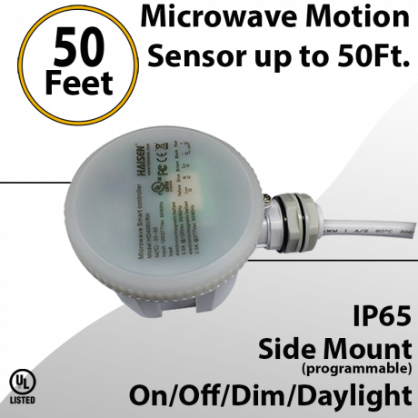 Motion Sensor Occupancy Sensor With Daylight On Off and Dimming