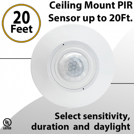 occupancy sensor ceiling mount PIR
