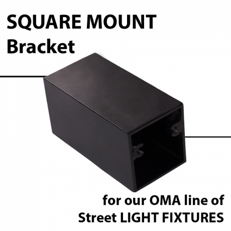 Square Mount bracket for OMA-GWE/GNE Series