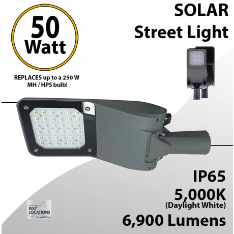 Solar Street Light 50W 6900Lm 24V 5000K
