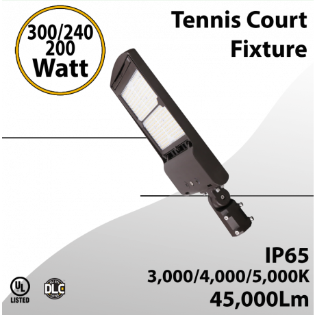Tennis Court Fixture 300/240/200W 3CCT 45000Lm (LED)