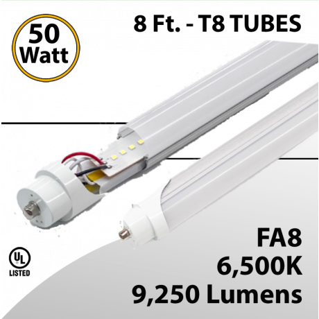 LED Tube T8 8FT FA8 50W 9250Lm