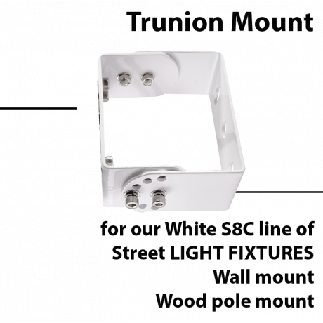 Trunion or Yoke mount for S8C series