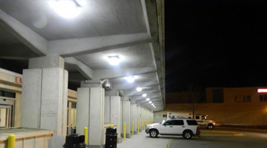45W - 70W Led Canopy Light Fixture Parking Garage 5000K