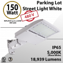 480V White Street Lamp 150W 5000K 18939Lm