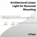 Kit to Mount 4Ft Architectural Linear Light Recessed