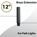 Brass Extension Raiser 12inch for Path lights