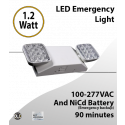 Emergency Light Battery Backup: UL924 Listed, Dual Voltage, 90 Min Operation