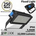 LED Floodlight 250W 32000 Lm 5000K IP66 CE UL