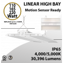 LED Linear High Bay Fixture 2Ft. 110/165/220W 30396Lm 4000/5000K