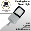 LED Street Light 40W 6400Lm 4000K UL IP66 IK09