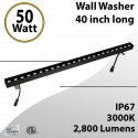 Wall Washer Light 50W 3000K 2800 lumens white IP66