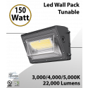 Led Wall Pack 150W Tunable CCT 3000/4000/5000