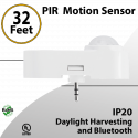 PIR Motion Sensor with Daylight Harvesting and Bluetooth