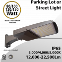 Commercial LED Street Lights – 80W to 150W, CCT 3/4/5000K Up to 22,500 Lumens