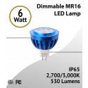 6W MR16 LED Bulb 530Lm Long Life and Water-Resistant 