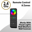 8-Zone RGBW Remote Control for Flood Light, Wall Washer, Wall Sconce