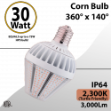 Turtle Friendly Lighting Led Corn Bulb 30W 3000Lm 2300K E26/E39 (W/adapter)