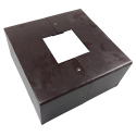 Square Steel Painted 4 inch Base Cover for Light Pole (Sold with poles only)