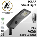 Solar Street Light 30W 4800Lm 12V 30AH Microwave Motion sensor and panel included