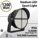 Stadium Lights Sports Lighting 1200W 162000Lm IP66 15° Beam Angle