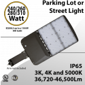Street Light 240/260/280/310W up to 46500Lm 3000K 4000K 5000K 