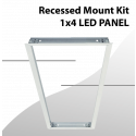 Recessed mount Kit for 1x4 panel
